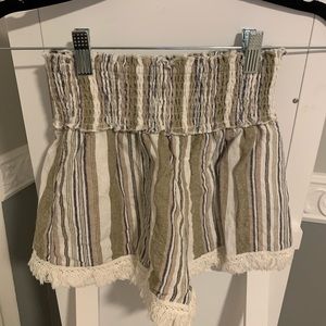 Summer Striped Shorts - Size S